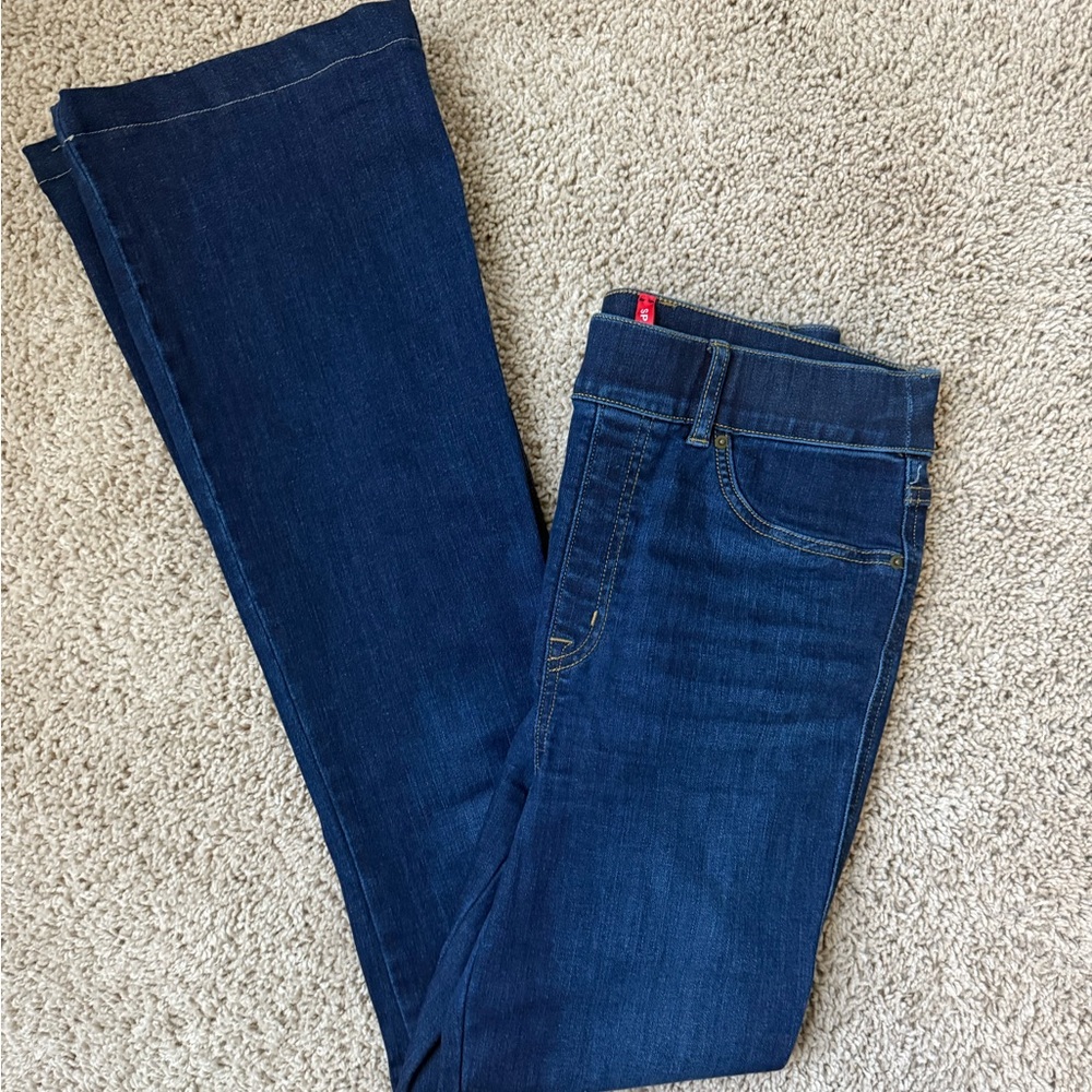SPANX Dark Blue Boot Cut Jeans